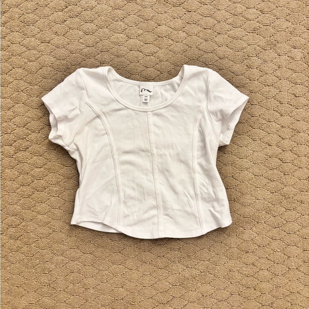 Target Kids White Short Sleeve Tee